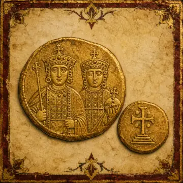 Gold Histamenon of Basil II and Constantine VIII